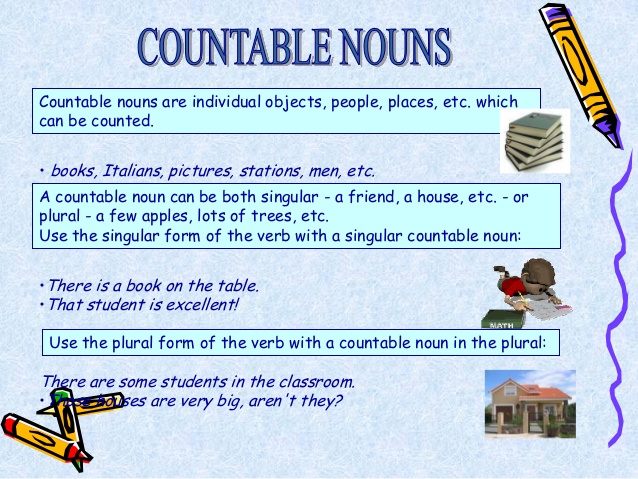 COUNTABLE AND UNCOUNTABLE NOUNS - English Mania