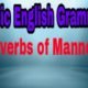 Basic English Grammar :ADVERBS OF MANNER